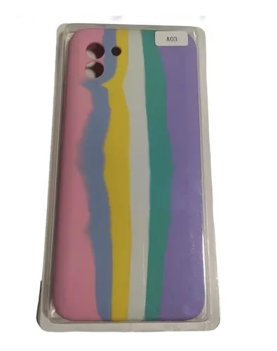 Estuche Samsung A03 Arcoiris