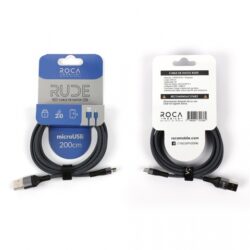 Cable de Datos ROCA USB a micro 3A Azul 1M