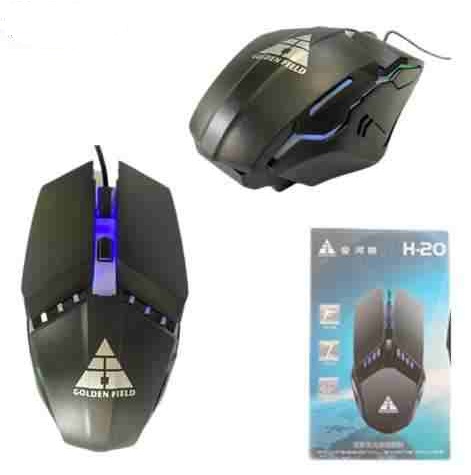 Mouse Gamer con luces LED H-20