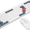 COMBO MOUSE y TECLADO INALAMBRICO WS009 Blanco Marvo