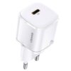 CC124 Cargador Rápido T36 USB C/PD 20W Blanco USAMS