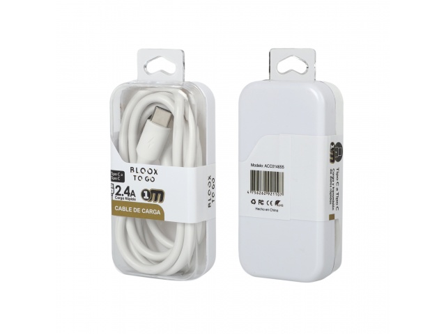Cable BLOOX TO GO USB C a Tipo C PVC 100cm