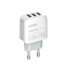 A3312 Cargador Pared 2.4A 3 USB Micro Blanco LDNIO