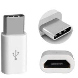 Conector USB tipo C a Micro V8, convertidor OTG