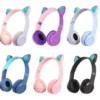 AUDIFONO INALAMBRICO OREJA DE GATO MZ 47 PARA NIÑOS COLORES