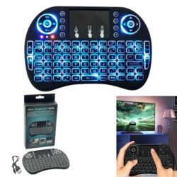 Mini Teclado Inalámbrico Control Remoto Negro Eko-Vi