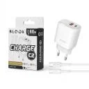 Cargador BLOOX A+C 3A Cable Tipo C a Tipo C 60W (BL-TCA-C2)