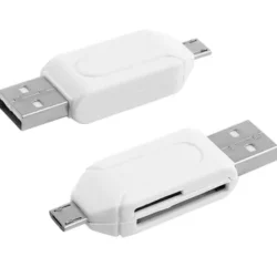 Adaptador OTG y Lector de Memoria SD 2 en 1