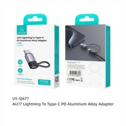 SJ677 Adaptador AU17 Lightning a Tipo C PD 30W Aluminio USAMS