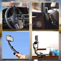 Soporte De Celular Para Auto / Agarre Universal Pinza 360°