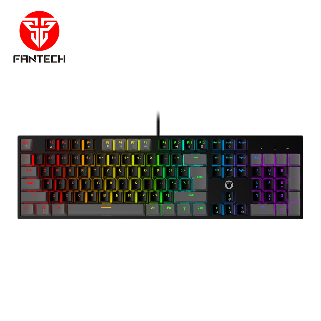 TECLADO GAMER  MECANICO 104 FANTECH (MK886)
