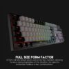 TECLADO GAMER  MECANICO 104 FANTECH (MK886)