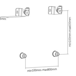 LED-11 Soporte Fijo para TV Hasta 70"/ 60Kg Brateck