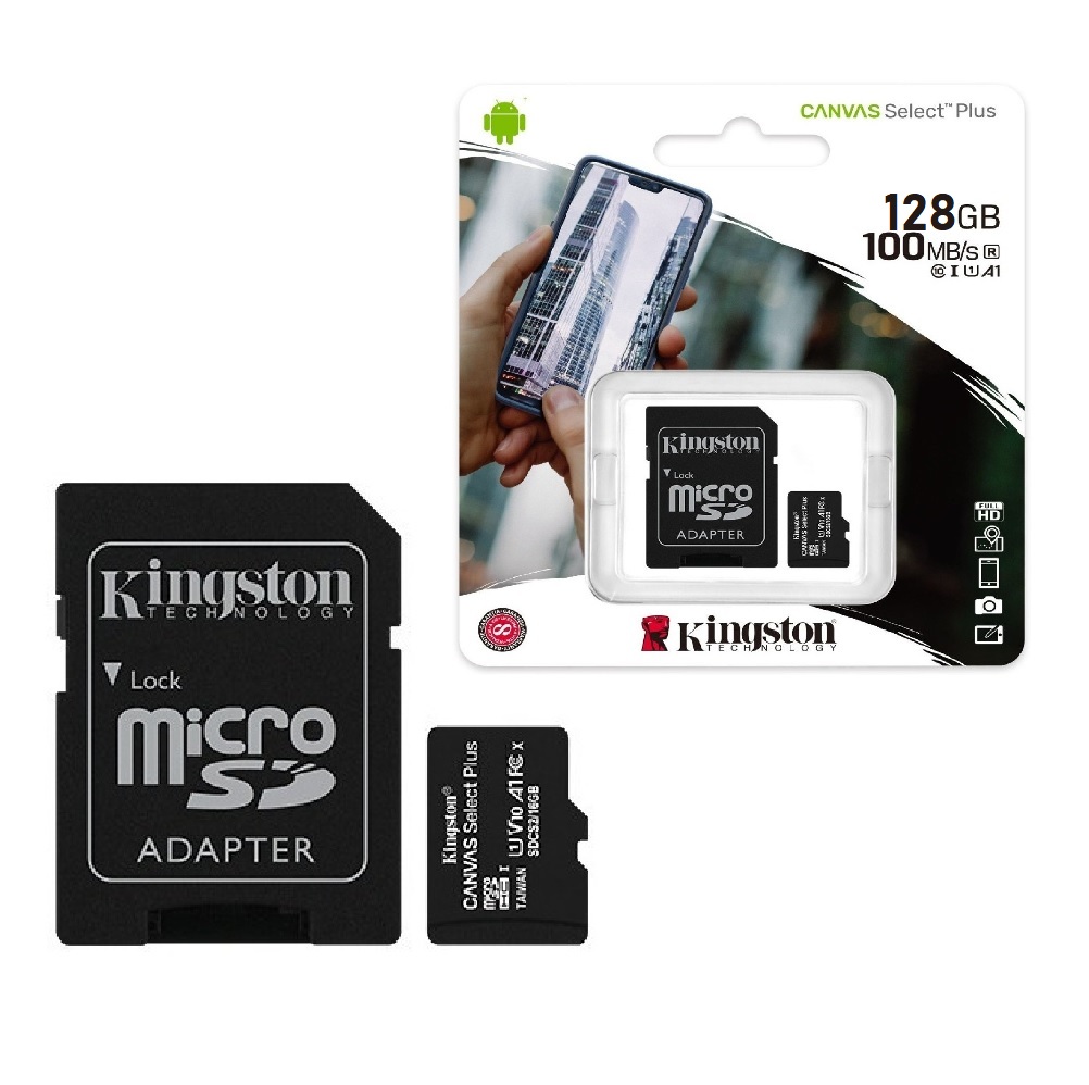 Tarjeta de Memoria MicroSD Kingston 128GB