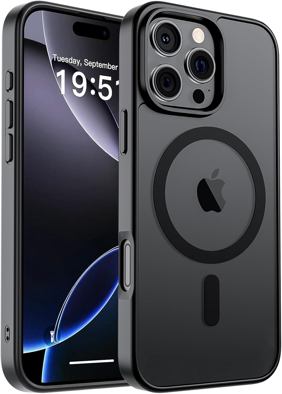 Case Iphone  16 Pro Max - Con soporte y carga inalámbrica