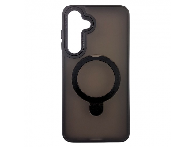 Case c/Anillo Soporte Samsung S25 Ultra GRIS/NEGRO