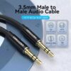 Cable de Audio 3.5 mm Macho/Macho / 2M / Gris BAXBH Vention