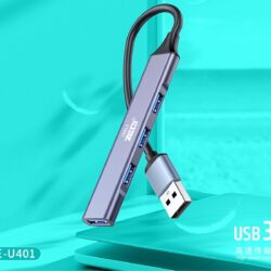 Multiplicador de Puertos (USB MACHO 4 PUERTOS USB 3.0) MODEL: ZE-U401 ZEQI