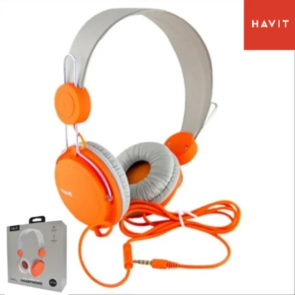 Auriculares Cableado 3.5MM DJ / Vincha Con Micrófono / HAVIT