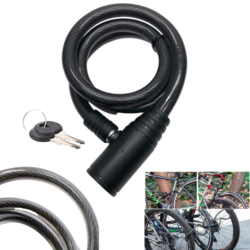 Tranca Seguridad para Moto/bici  Con Protección Anti-Agua / Con Llaves / 1.2MT