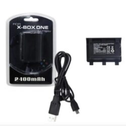 Batería Joystick De Xbox One Con Cable Cargador Usb 2400 Mah(var185)