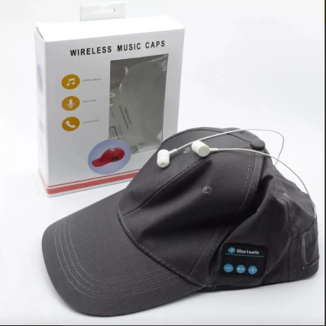 Gorro Con Auriculares Bluetooth Gris