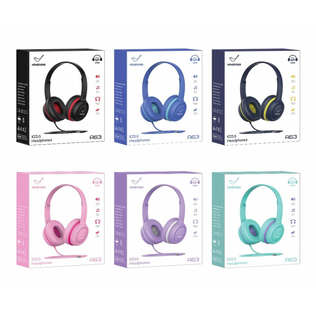 Auricular Stereo para Niños A63