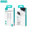 Cable de Datos Transparente SJ660 USB C a USB C 100 W 1.2M Gris  USAMS