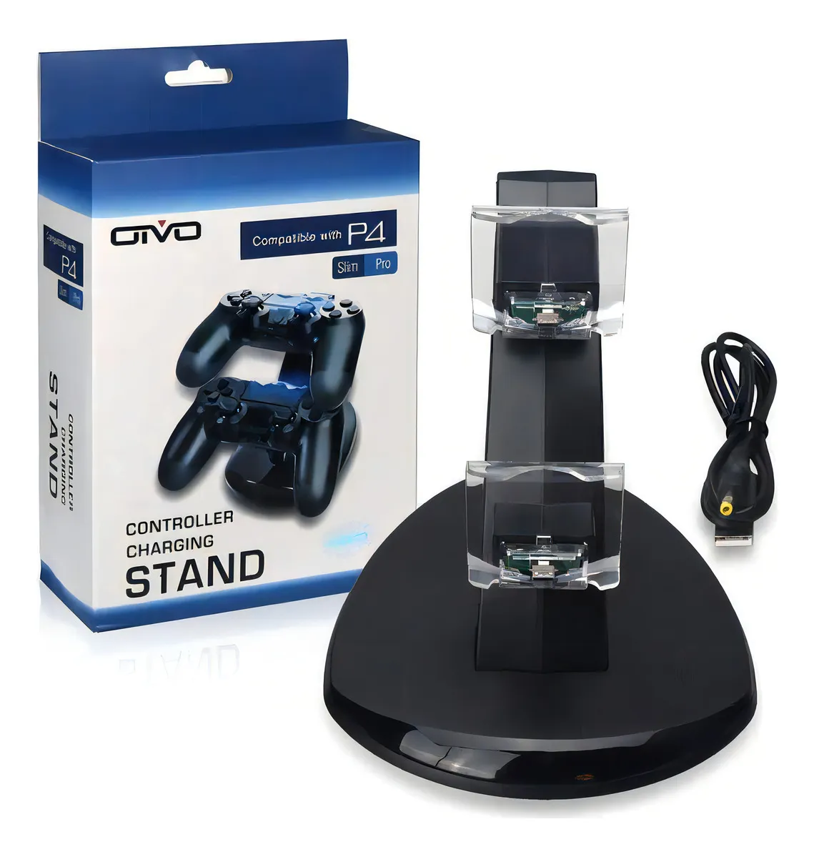 Base De Carga Doble Para Joystick PS4