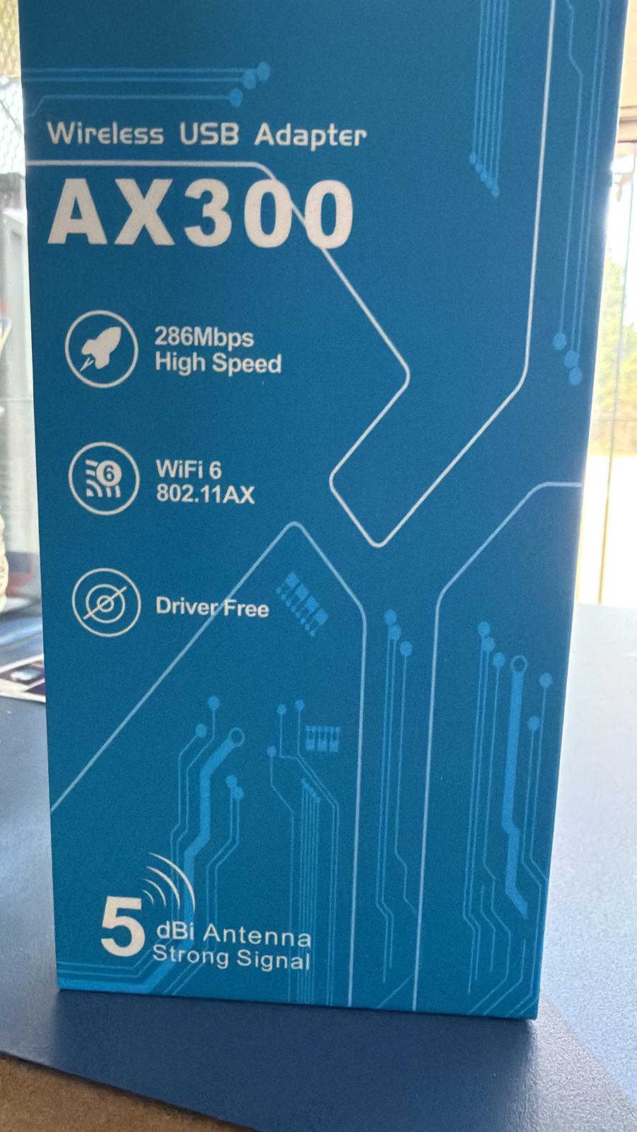 Tarjeta De Red Wi-fi Antena USB AX300 / 2.4G / 300Mbps / Plug And Play