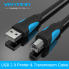 Cable de Impresora USB-A 2.0 a USB-B Macho/Macho / 1.5M / Negro VAS-A16-B150 Vention