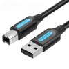 Cable de Impresora USB-A 2.0 a USB-B Macho/Macho / 1.5M / Negro VAS-A16-B150 Vention