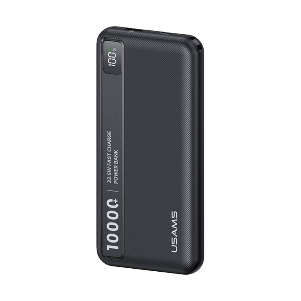 Power Bank 2 Puertos USB A / USB C 10.000mAh 22.5W Negro CD263 USAMS