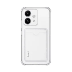 Estuche transparente c/porta tarjeta redmi 14C