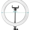 Aro Anillo De Luz Led 26cm / USB 5V / 15W / 120 LEDS / Con Soporte Flexible Para Celular