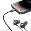 Manos Libres Stereo Mini Tipo C 1.2 M EP-48 Negro SJ758 USAMS