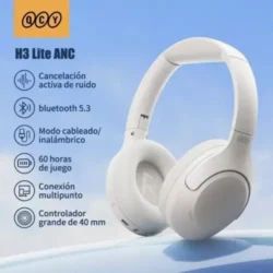 Auricular Bluetooth H2S Lite Blanco QCY By Xiaomi