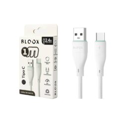 Cable de Datos BLOOX USB A a Tipo C PVC 2.4A100cm