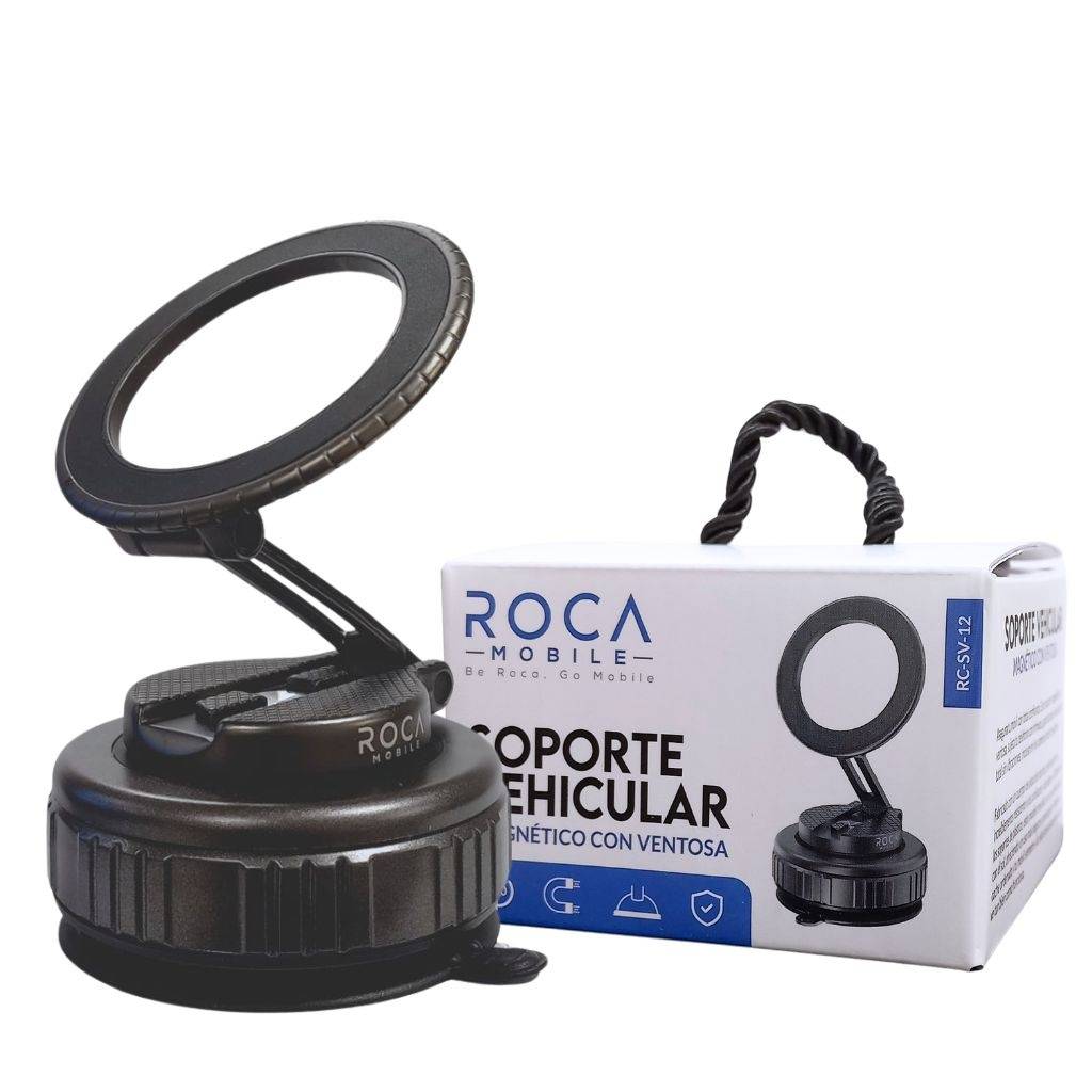 Soporte Vehicular Magnético c/Ventosa RC-SV-12 ROCA