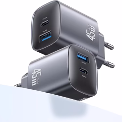 Cargador de Pared T66 45W USB A + USB C CC290 USAMS
