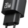 Cargador Pared 20W USB C GaN Carga Rápida Negro-blanco CC260 USAMS