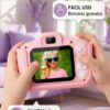 Cámara De Fotos Digital Infantil Con Diseño Celeste