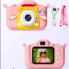 Cámara De Fotos Digital Infantil Con Diseño Celeste