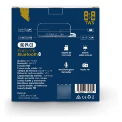 Parlante Bluetooth TWS ROCA RC-PA-03 5W
