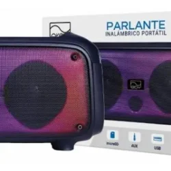 Parlante Bluetooth EKV-PA-02 16W 2 x 4" 3600 mAh Correa para Transporte Negro EKO-Vi