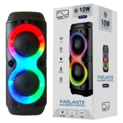 Parlante Bluetooth EKV-PA-01 10W 2 x 4" 1200 mAh Negro EKO-Vi