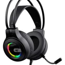 Auriculares Gamer HAVIT H2040d / Luces Led RGB / Micrófono / USB / 3.5mm