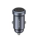 Cargador Auto USB C/PD   30W  Aluminio  Gris  CC321  USAMS