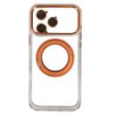Case Compatible con Carga Magnética y Protector de Lens   Apple iPhone 17 Pro Max - Anaranjado