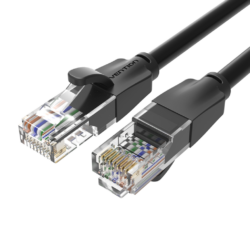 Cable de Red Cat.6 UTP / 0.5M / Negro IBEBD Vention